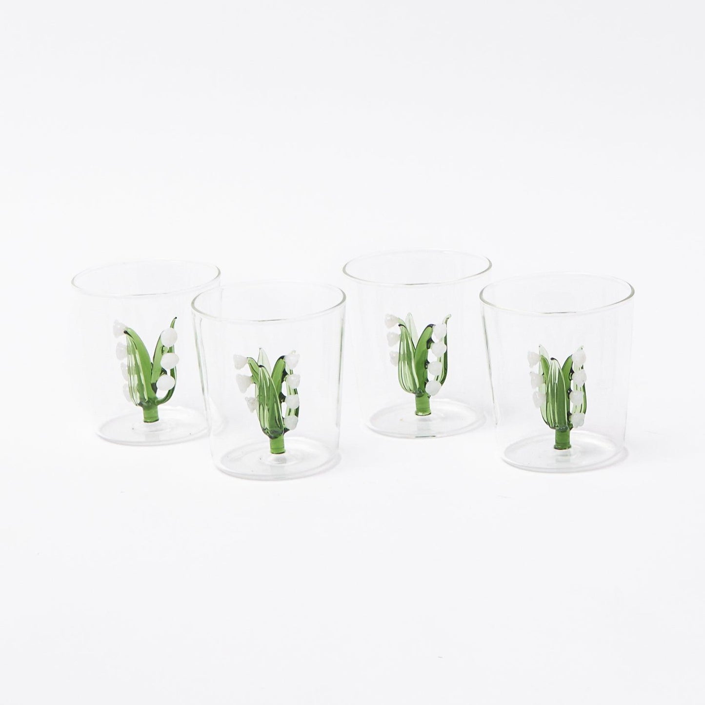 Lily of the Valley Glasses (Set of 4)