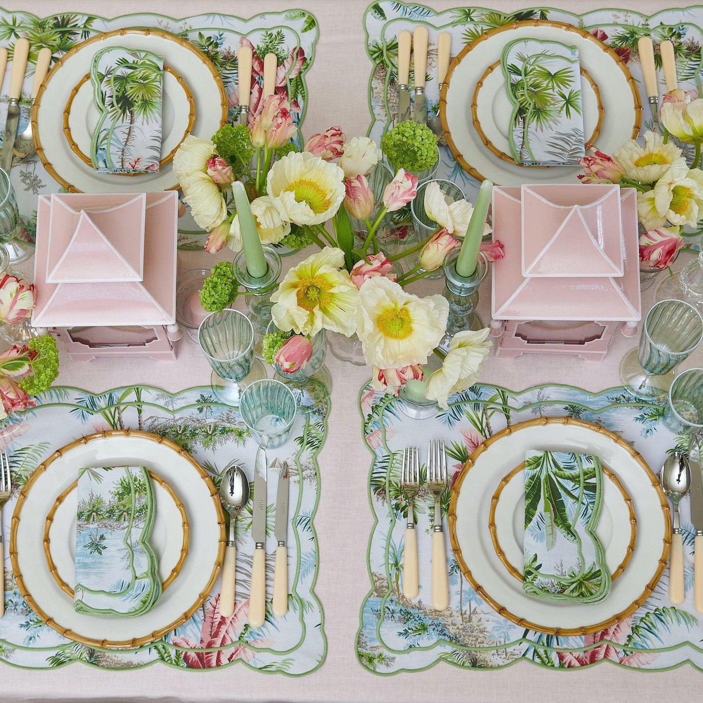 Nancy Bamboo Dinner Plate (Set of 4)