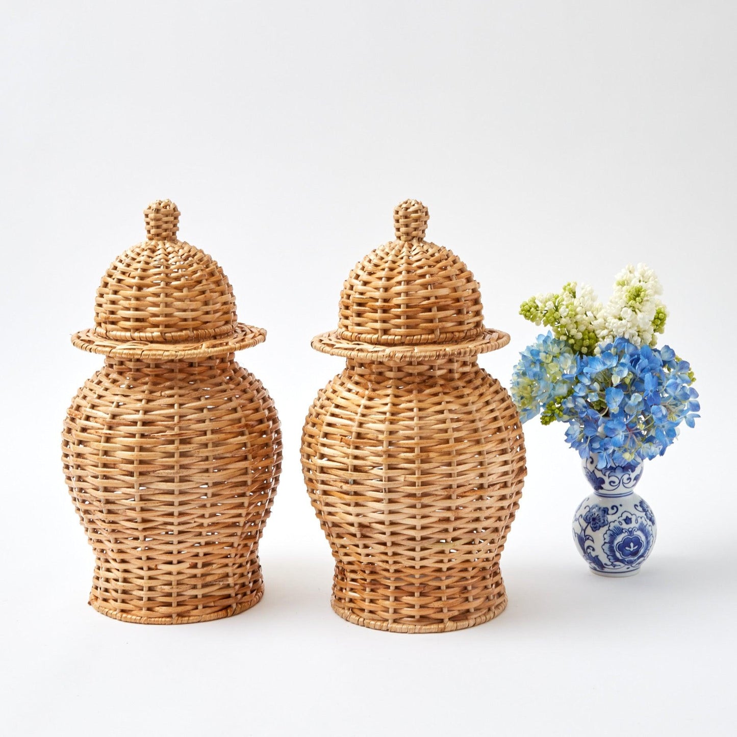 Rattan Ginger Jar