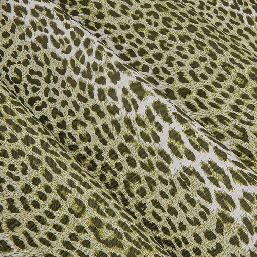 Olive Green Leopard Fabric