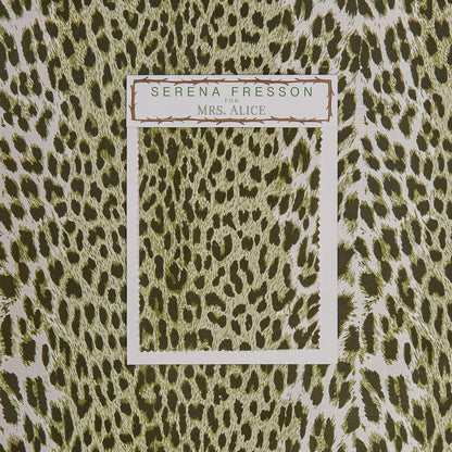 Olive Green Leopard Fabric