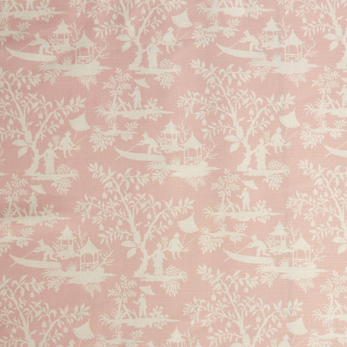 Pink Pagoda Garden Fabric