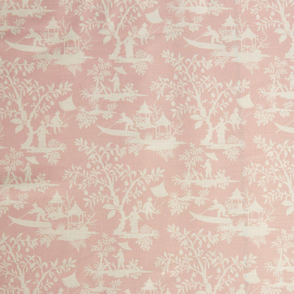 Pink Pagoda Garden Fabric