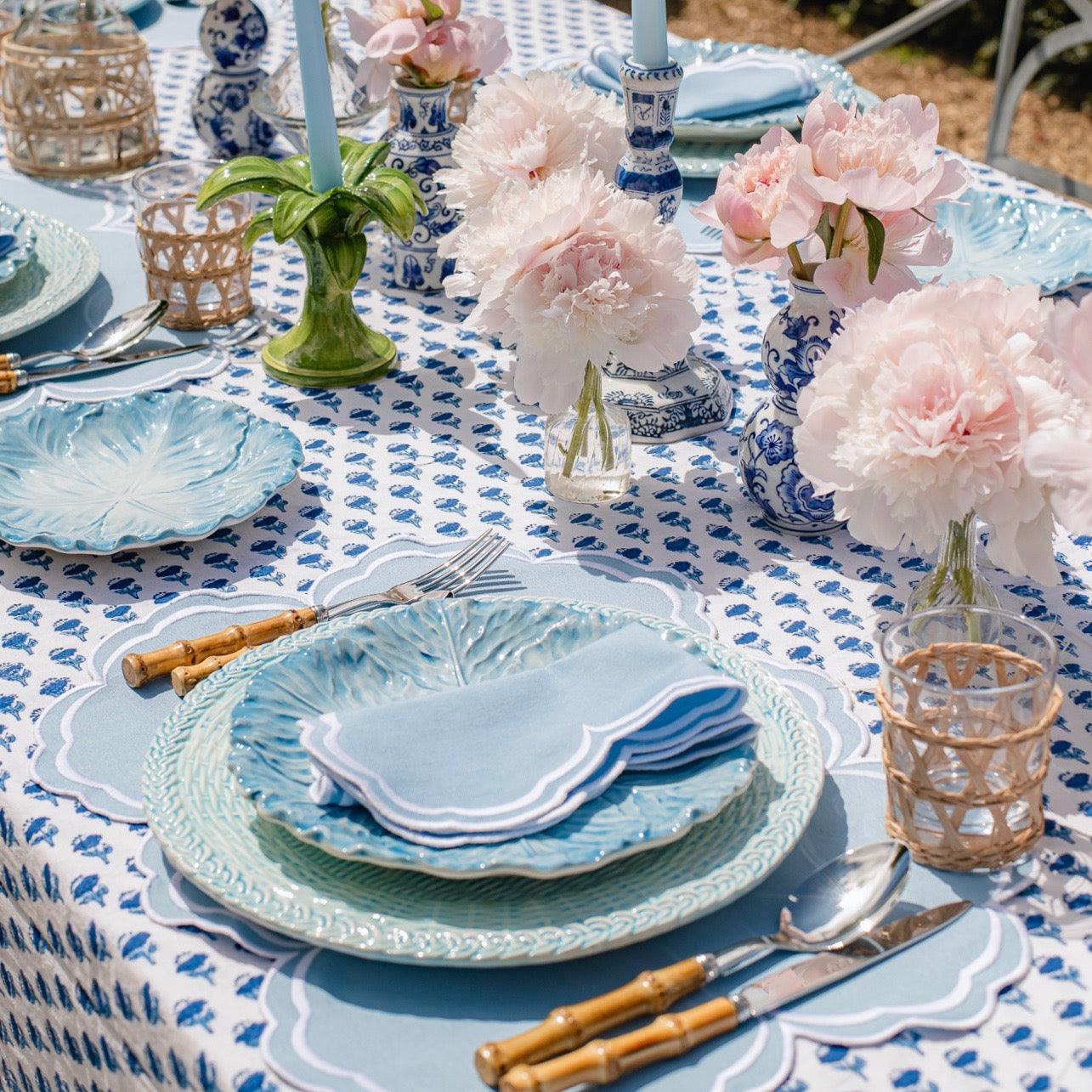 Serena Cornflower Blue Napkins (Set of 4)