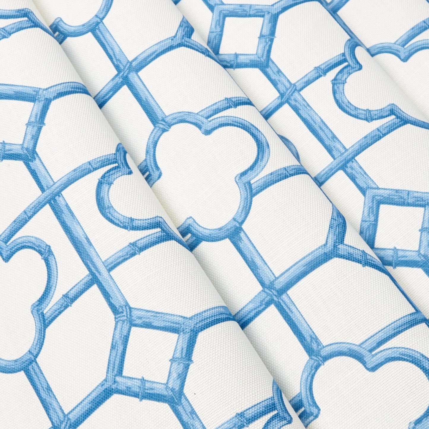 French Blue Shaded Bamboo Fabric