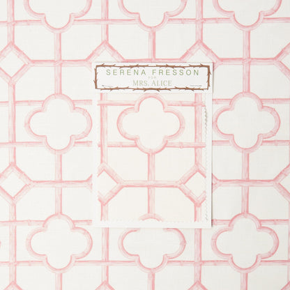 Pink Shaded Bamboo Fabric