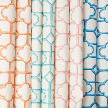 French Blue Shaded Bamboo Fabric