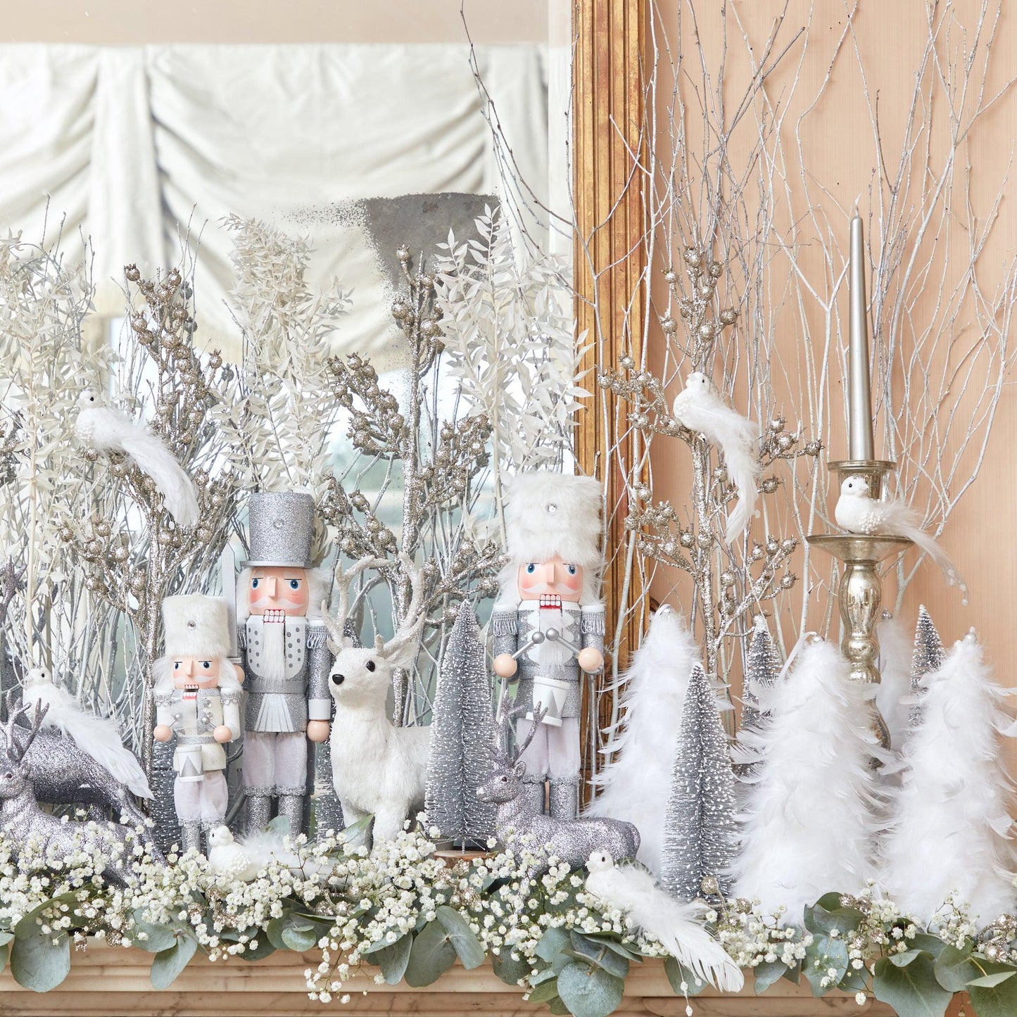 Silver Candles (Set of 8)