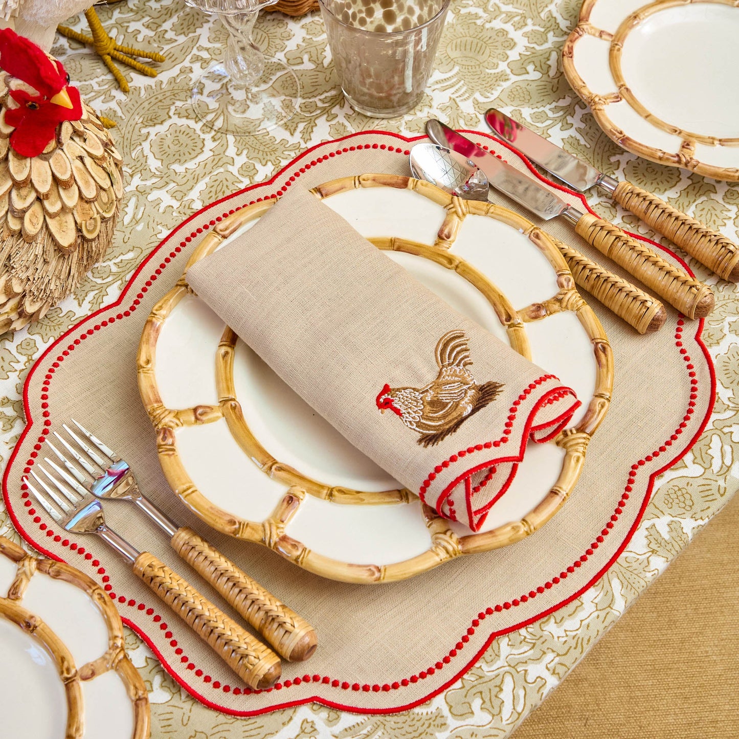 Henrietta Hen Linen Napkins (Set of 4)