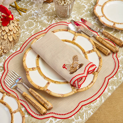 Henrietta Hen Linen Napkins (Set of 4)