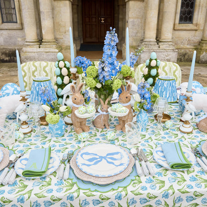 Blue Tulip Tablecloth