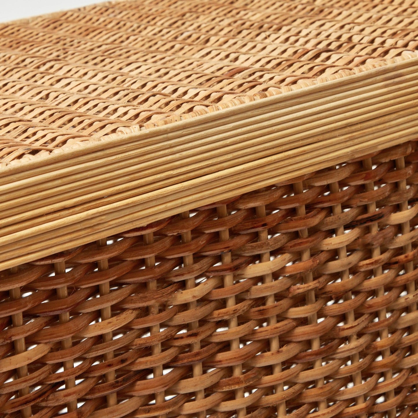 Vivienne Rattan Scalloped Console Table