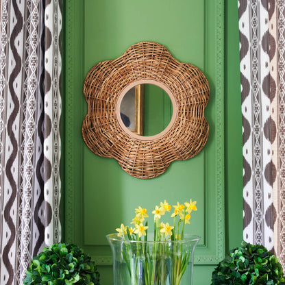 Petite Rattan Martha Mirror