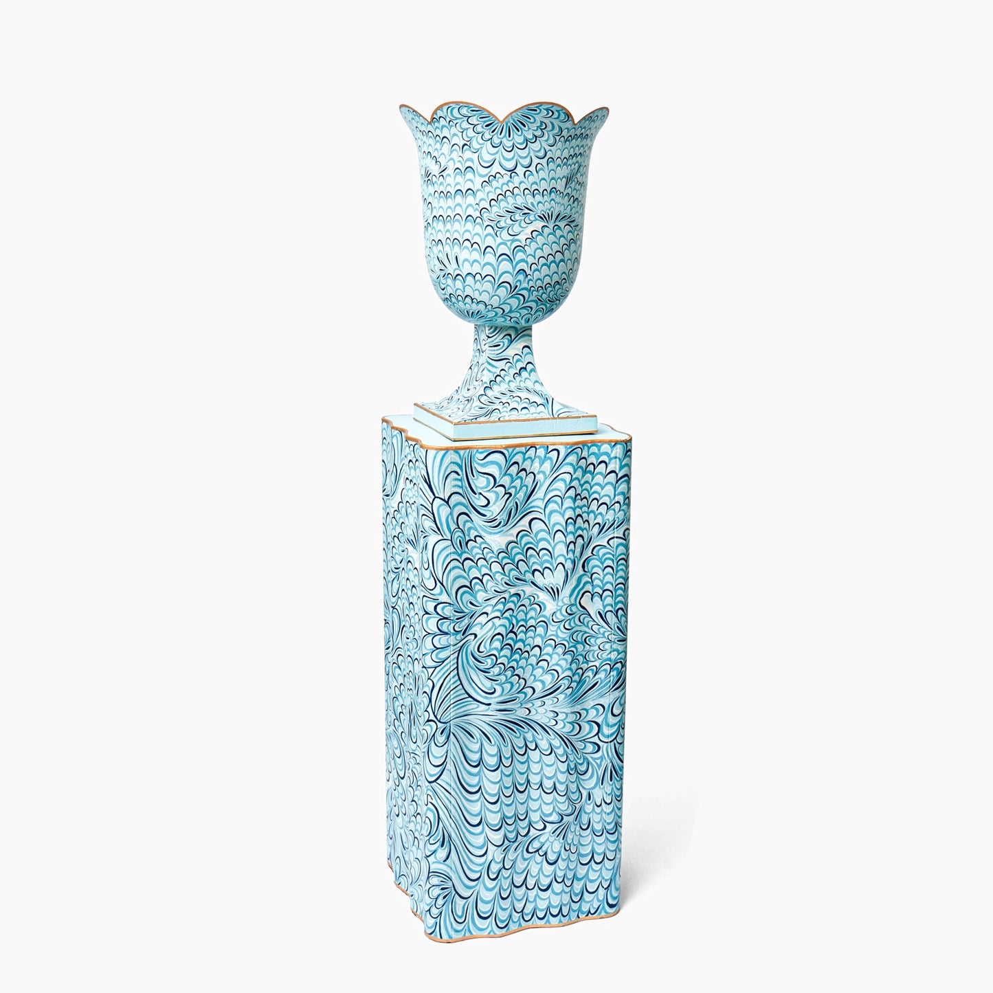 Blue Marble Urn