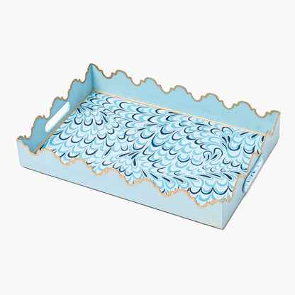 Blue Small Marble Tray