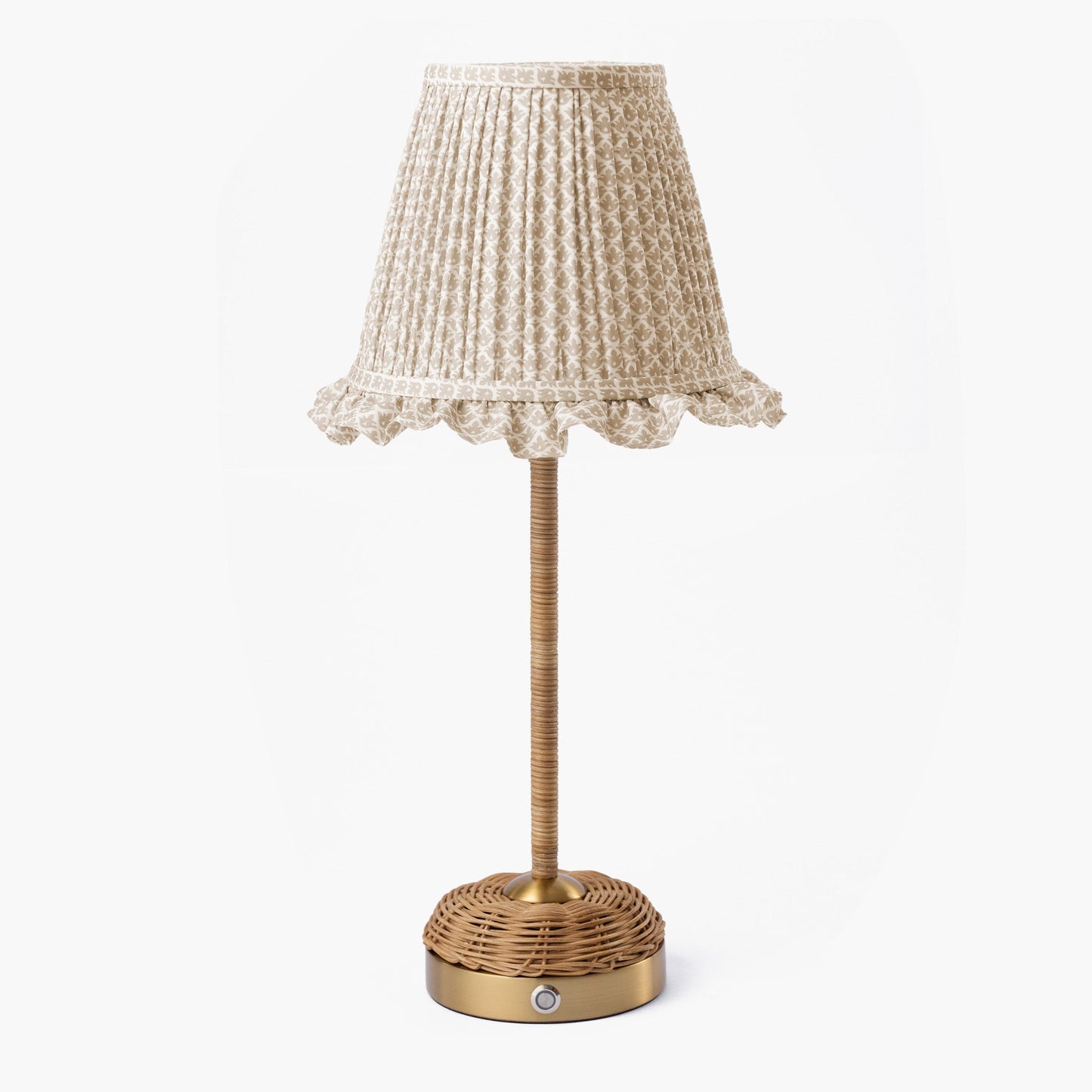 Putty Lotus Ruffle Lampshade (18cm)