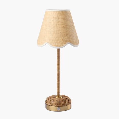 Rattan Ida Rechargeable Lamp