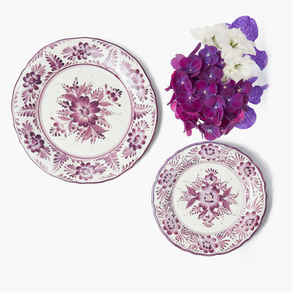 Purple Pandora Dinner Plates (Set of 4)