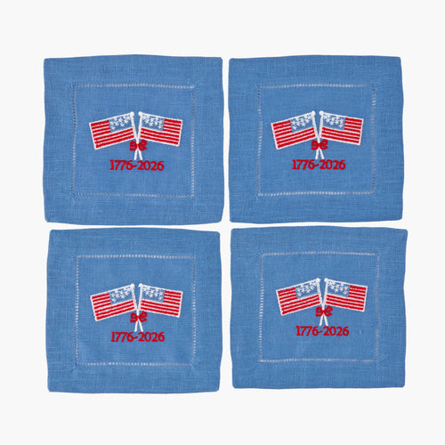 Fourth of July Cocktail Napkins (Set of 4)