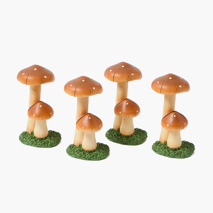 Mushroom Placecard Holders (Set of 4)