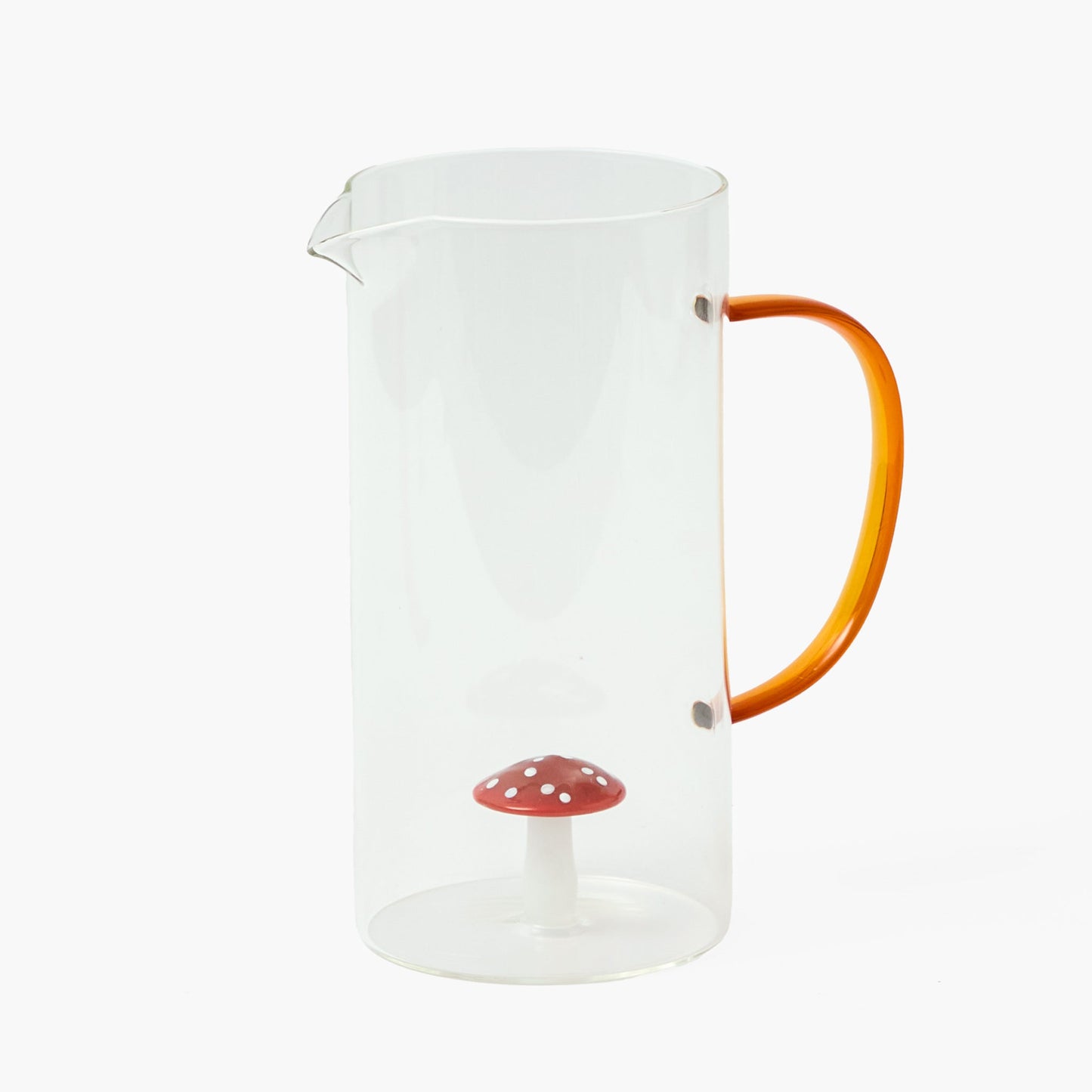 Red Mushroom Jug & Glasses (Set of 4)