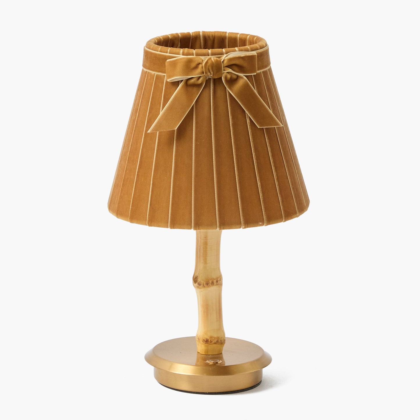 Bamboo Short Rechargeable Lamp