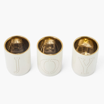 JOY Tea Light Holders (3 Pieces)