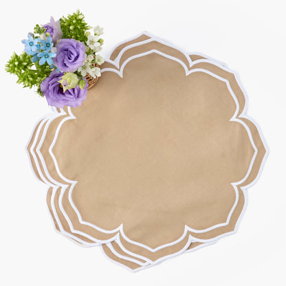 Sand Fleur Placemats (Set of 4)