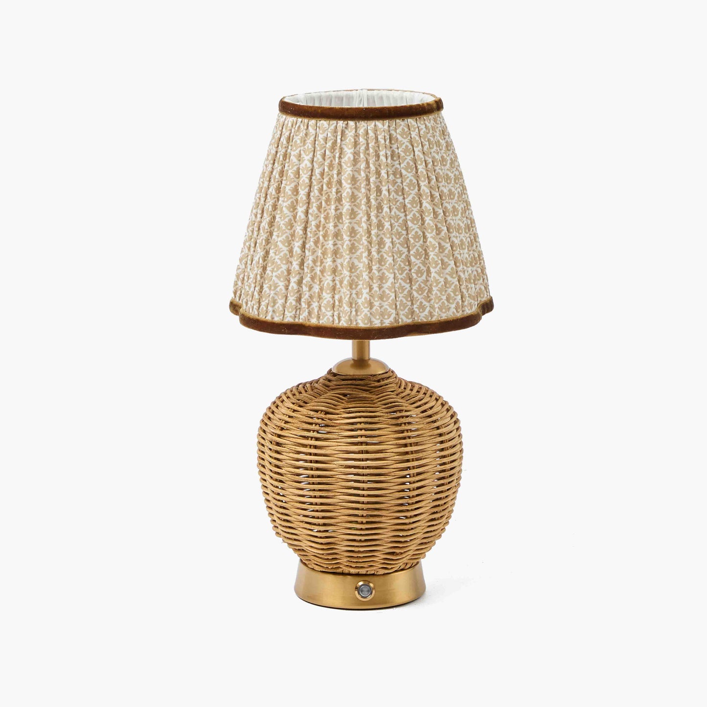 Rattan Ursula Rechargeable Lamp