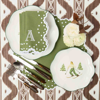 Green Esmerelda Placemats (Set of 4)