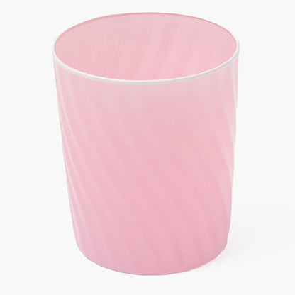 Petal Pink Swirl Water Glasses (Set of 4)